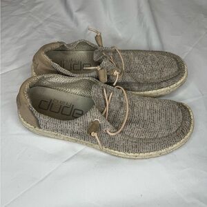 Hey Dude Wendy sz 9 stretch rose